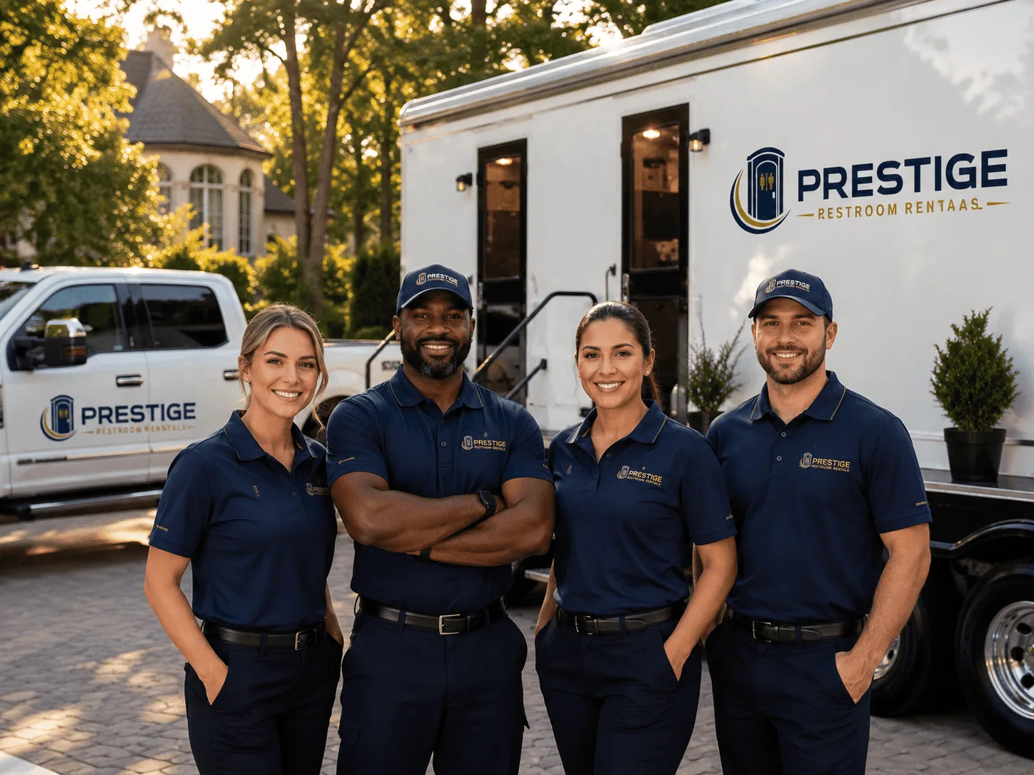 Trusted Luxury Portable Restrooms company in Lafferty, OH